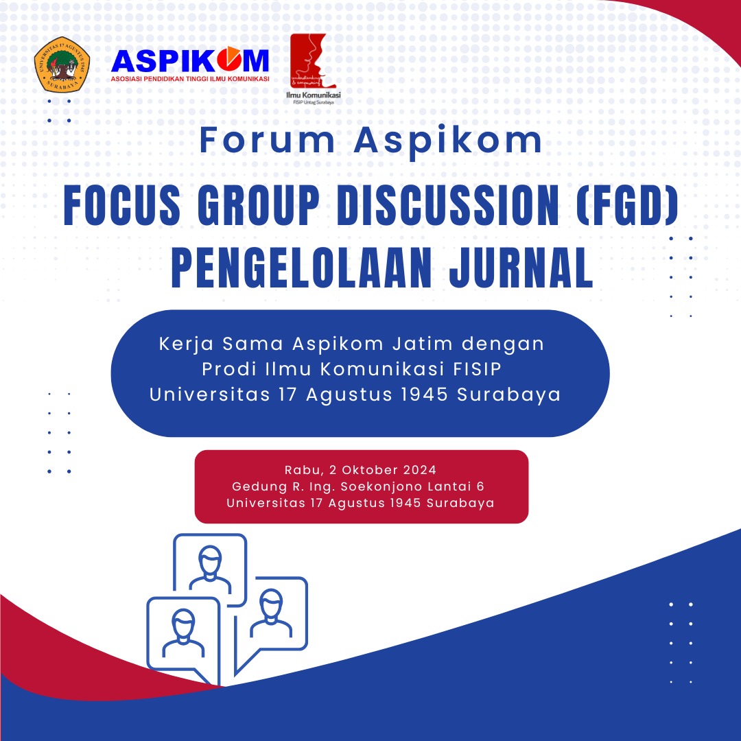 Forum Aspikom Focus Group Discussion (FGD) Pengelolaan jurnal