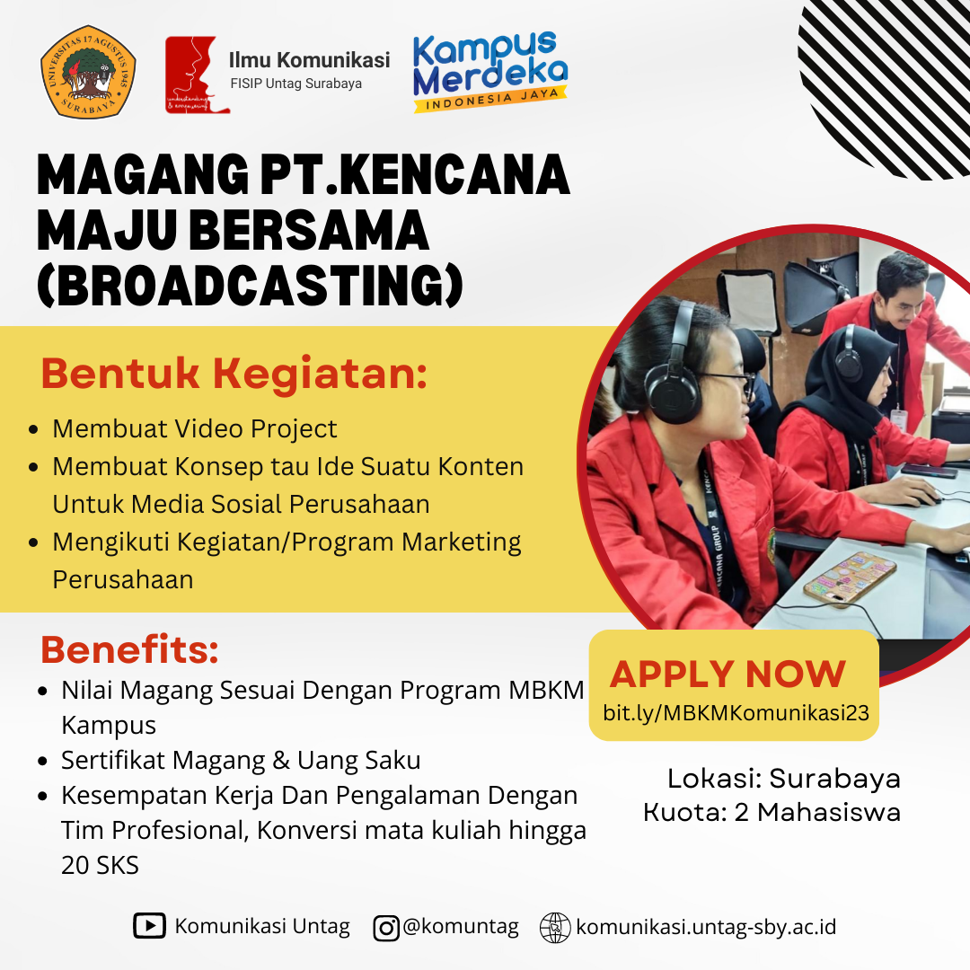 MAGANG PT.KENCANA MAJU BERSAMA (BROADCASTING)