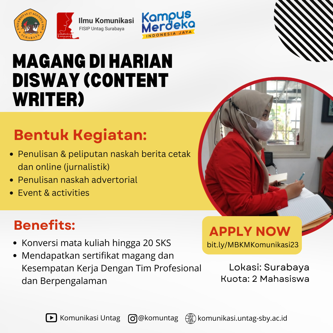 MAGANG DI HARIAN DISWAY (Content Writer)