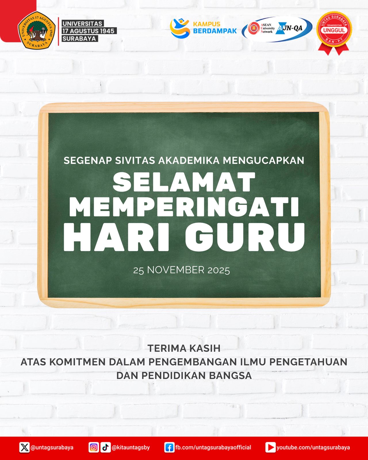 Selamat Hari Guru Nasional