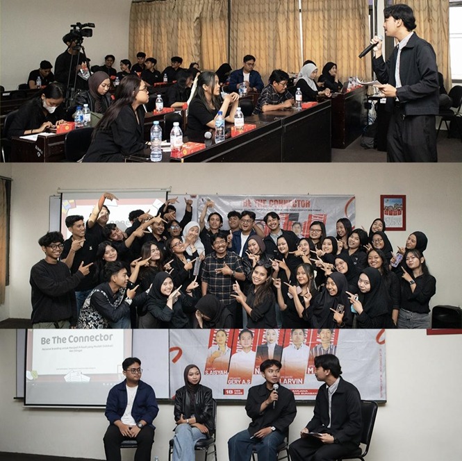 Seminar “Be The Connector” Ajak Mahasiswa Ilmu Komunikasi Untag Surabaya Untuk Bangun Personal Brand