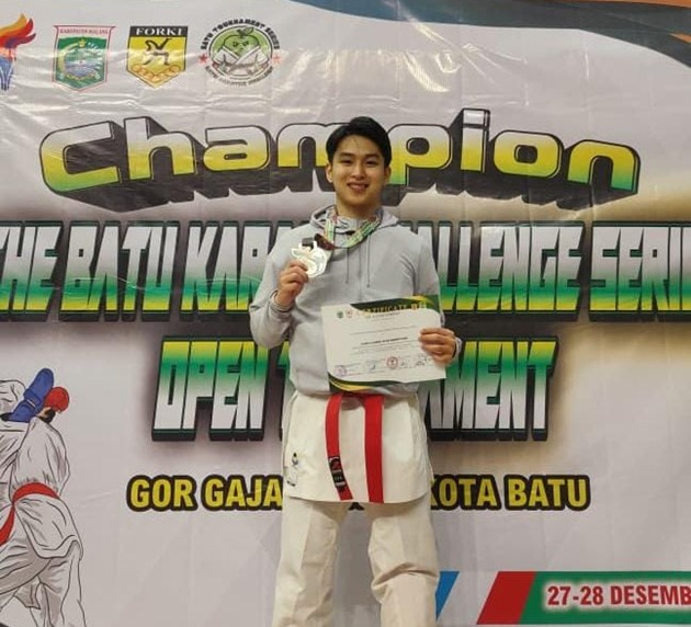 Andrew Raffael Tampil Gemilang di Magelang, Ukir Prestasi di Magelang International Karate Champions