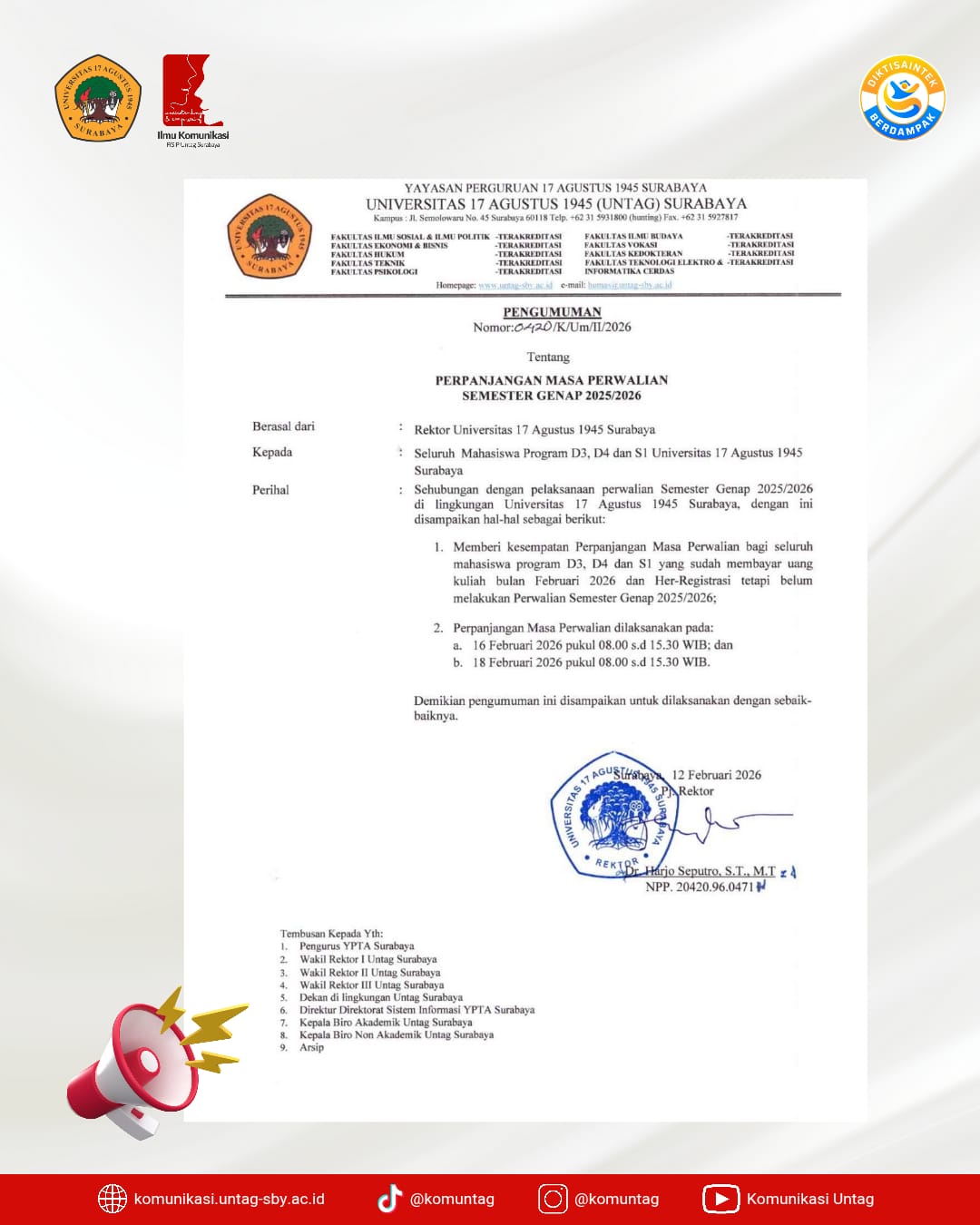 Perpanjangan masa perwalian