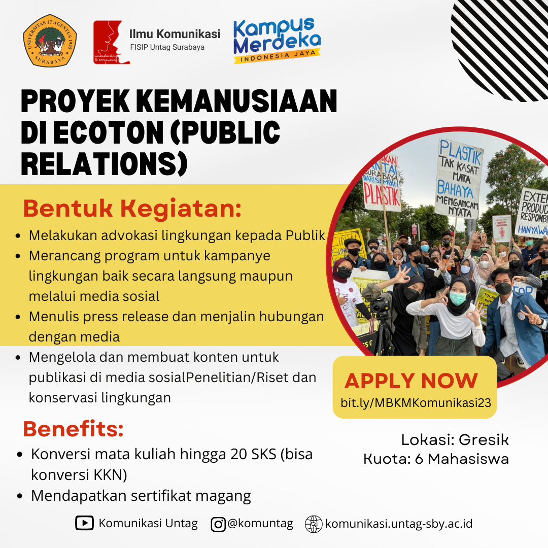 Proyek Kemanusiaan di ECOTON (PUBLIC RELATIONS)