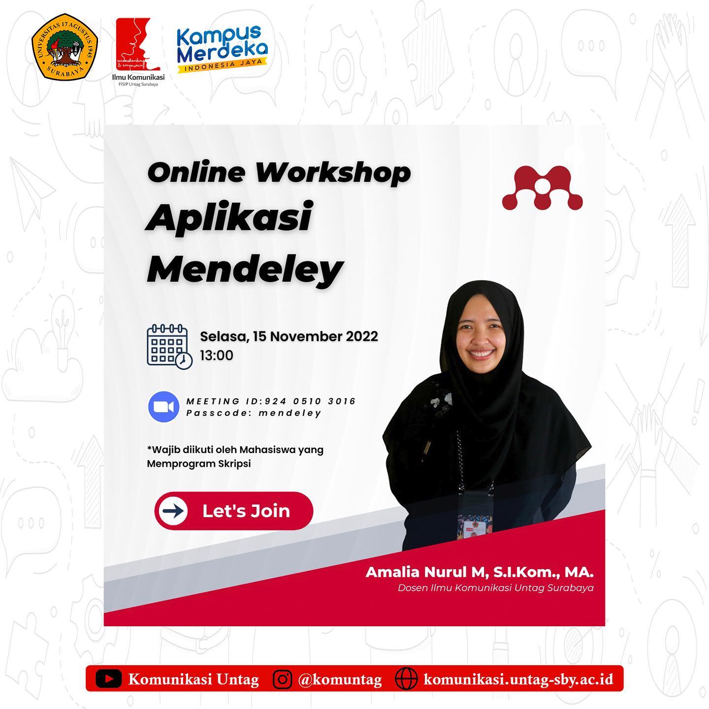 Workshop Mendeley Gasal 2022-2023