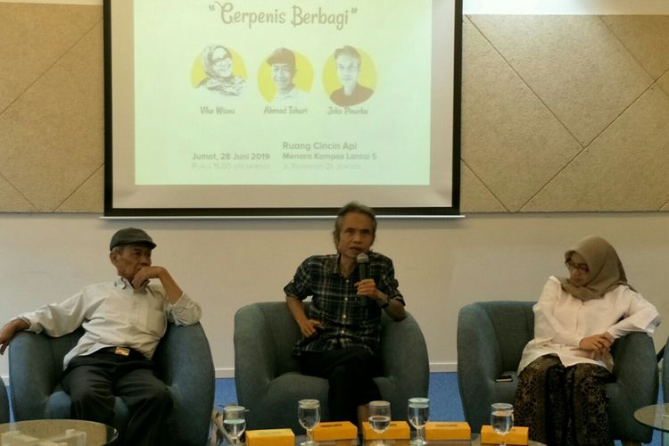 Joko Pinurbo, Ahmad Tohari, dan Vika Wisnu Berbagai Cerita Menulis