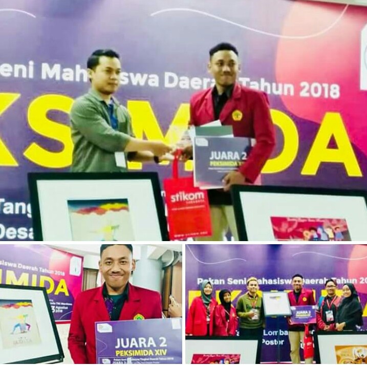 DIMAS ARDIANTO RAIH JUARA 2 DESAIN POSTER DALAM PEKSIMIDA JATIM