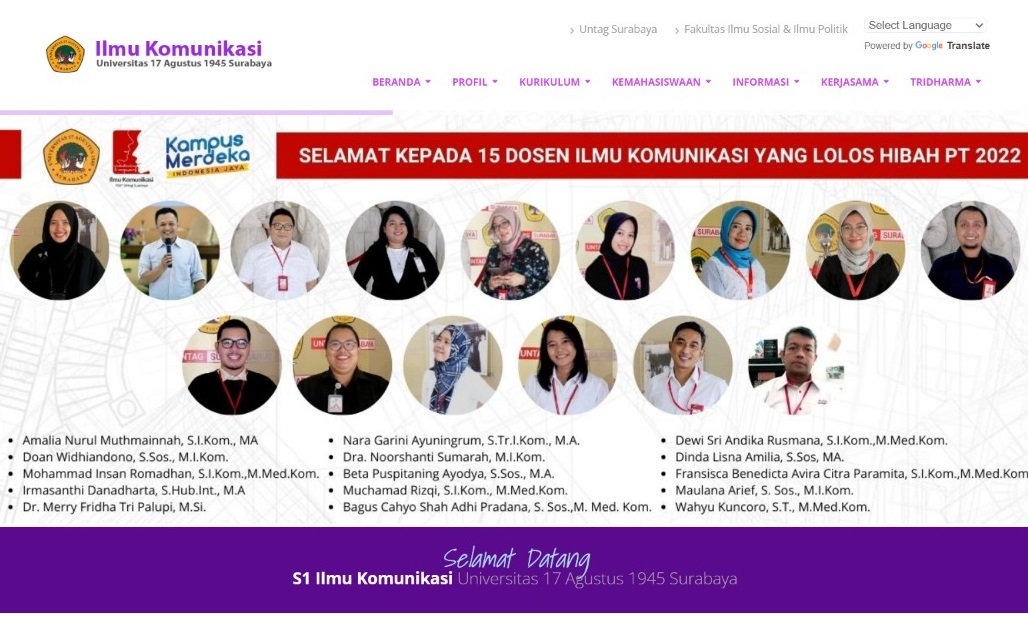 15 Dosen Ilkom Lolos Hibah PT