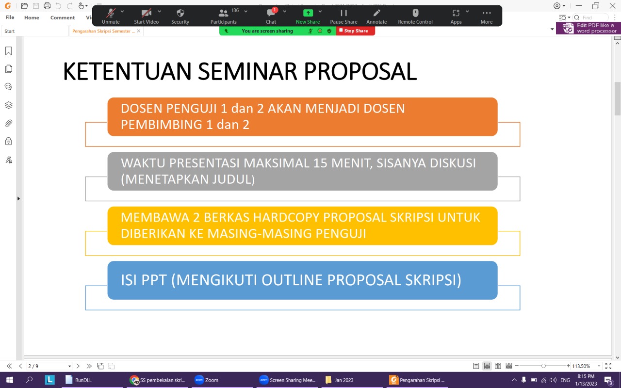 Pembekalan Skripsi Prodi Ilkom