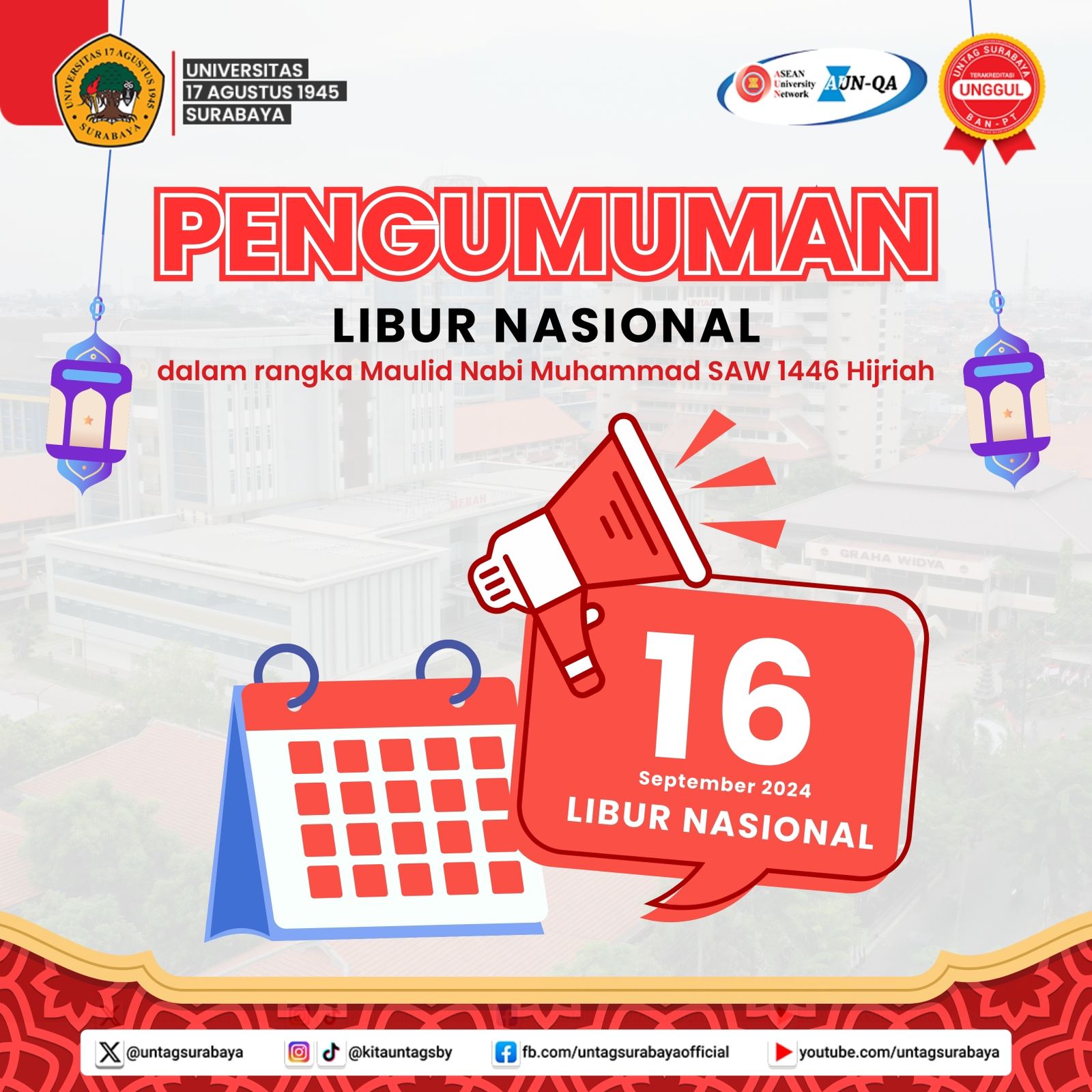 Libur Nasional Maulid Nabi Muhammad SAW 1446 H